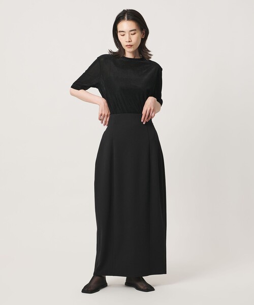 MARW UNITED ARROWS(マルゥ ユナイテッドアローズ)の「<MARW UNITED ARROWS>ジョーゼット バルーン スカート(スカート・レディース・ブラック/ダークブラウン・38/36)」の8枚目の写真