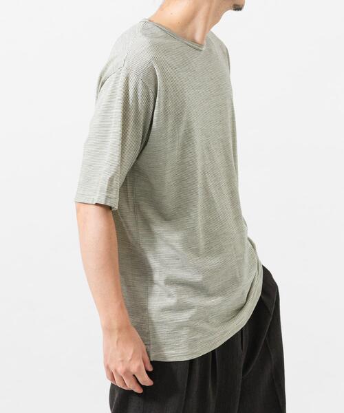 URBAN RESEARCH(アーバンリサーチ)の「new basic WASHABLE MERINO WOOL T-SHIRTS(Tシャツ/カットソー・メンズ・チャコールグレー/ブラック系その他/ホワイト系その他・X-LARGE/MEDIUM/LARGE)」の4枚目の写真