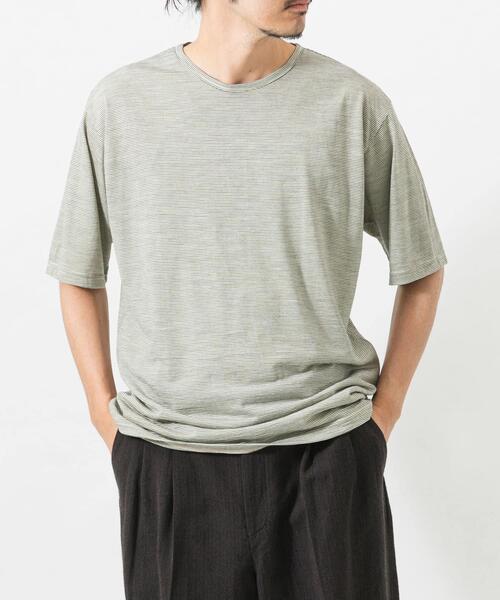 URBAN RESEARCH(アーバンリサーチ)の「new basic WASHABLE MERINO WOOL T-SHIRTS(Tシャツ/カットソー・メンズ・チャコールグレー/ブラック系その他/ホワイト系その他・X-LARGE/MEDIUM/LARGE)」の6枚目の写真