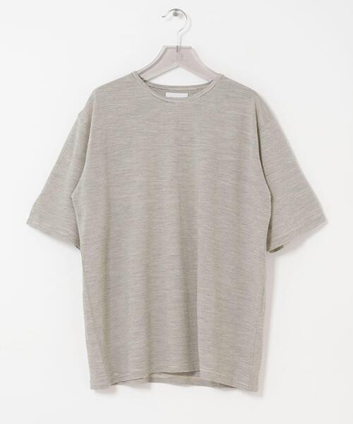 URBAN RESEARCH(アーバンリサーチ)の「new basic WASHABLE MERINO WOOL T-SHIRTS(Tシャツ/カットソー・メンズ・チャコールグレー/ブラック系その他/ホワイト系その他・X-LARGE/MEDIUM/LARGE)」の8枚目の写真