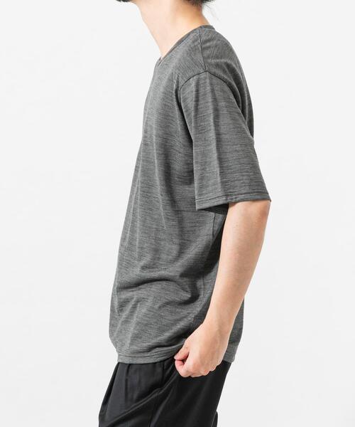 URBAN RESEARCH(アーバンリサーチ)の「new basic WASHABLE MERINO WOOL T-SHIRTS(Tシャツ/カットソー・メンズ・チャコールグレー/ブラック系その他/ホワイト系その他・X-LARGE/MEDIUM/LARGE)」の13枚目の写真