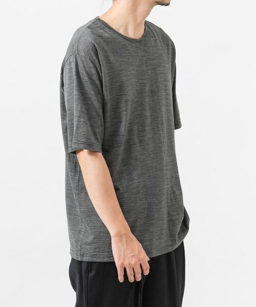 URBAN RESEARCH(アーバンリサーチ)の「new basic WASHABLE MERINO WOOL T-SHIRTS(Tシャツ/カットソー・メンズ・チャコールグレー/ブラック系その他/ホワイト系その他・X-LARGE/MEDIUM/LARGE)」の15枚目の写真