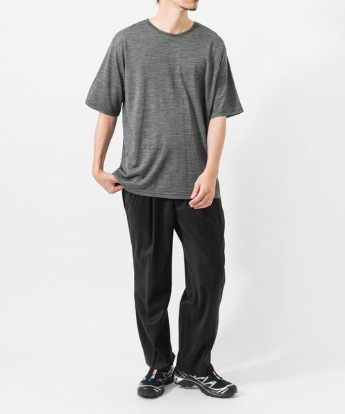 URBAN RESEARCH(アーバンリサーチ)の「new basic WASHABLE MERINO WOOL T-SHIRTS(Tシャツ/カットソー・メンズ・チャコールグレー/ブラック系その他/ホワイト系その他・X-LARGE/MEDIUM/LARGE)」の16枚目の写真