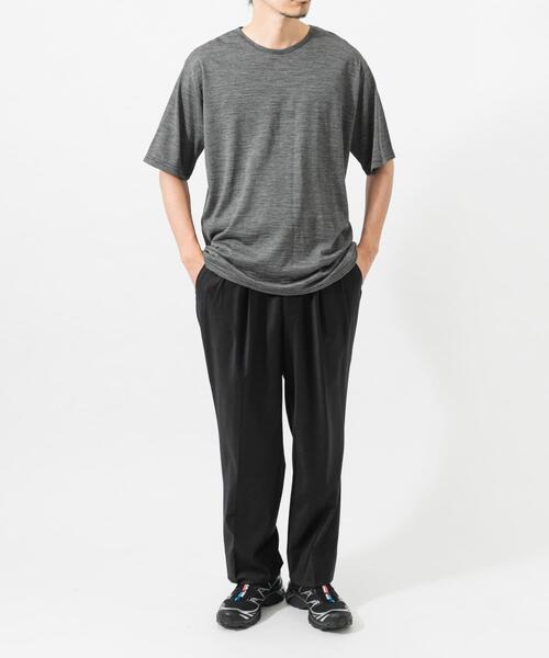 URBAN RESEARCH(アーバンリサーチ)の「new basic WASHABLE MERINO WOOL T-SHIRTS(Tシャツ/カットソー・メンズ・チャコールグレー/ブラック系その他/ホワイト系その他・X-LARGE/MEDIUM/LARGE)」の17枚目の写真