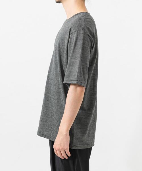 URBAN RESEARCH(アーバンリサーチ)の「new basic WASHABLE MERINO WOOL T-SHIRTS(Tシャツ/カットソー・メンズ・チャコールグレー/ブラック系その他/ホワイト系その他・X-LARGE/MEDIUM/LARGE)」の19枚目の写真