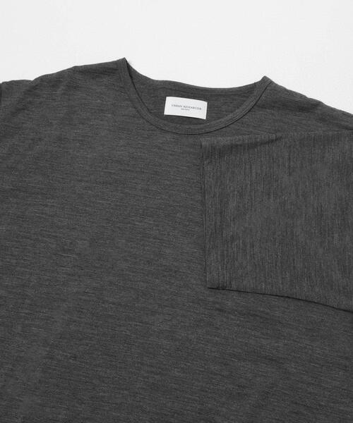 URBAN RESEARCH(アーバンリサーチ)の「new basic WASHABLE MERINO WOOL T-SHIRTS(Tシャツ/カットソー・メンズ・チャコールグレー/ブラック系その他/ホワイト系その他・X-LARGE/MEDIUM/LARGE)」の11枚目の写真