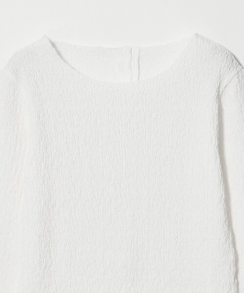 Steven Alan(スティーブンアラン)の「<Steven Alan>シュリンクレース クルーネック プルオーバー(Tシャツ/カットソー・レディース・オフホワイト/ダークブラウン/ブラック・FREE)」の9枚目の写真