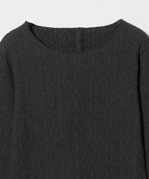 Steven Alan(スティーブンアラン)の「<Steven Alan>シュリンクレース クルーネック プルオーバー(Tシャツ/カットソー・レディース・オフホワイト/ダークブラウン/ブラック・FREE)」の11枚目の写真