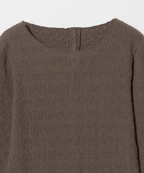 Steven Alan(スティーブンアラン)の「<Steven Alan>シュリンクレース クルーネック プルオーバー(Tシャツ/カットソー・レディース・オフホワイト/ダークブラウン/ブラック・FREE)」の17枚目の写真