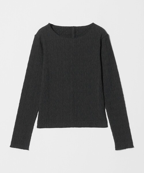 Steven Alan(スティーブンアラン)の「<Steven Alan>シュリンクレース クルーネック プルオーバー(Tシャツ/カットソー・レディース・オフホワイト/ダークブラウン/ブラック・FREE)」の21枚目の写真