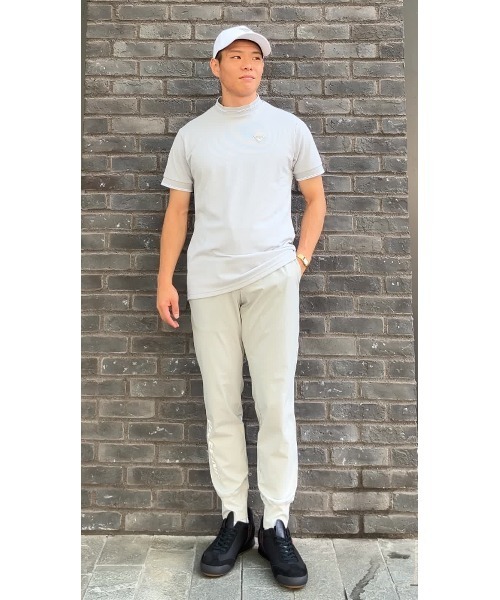 BRIEFING(ブリーフィング)の「【BRIEFING GOLF/ブリーフィングゴルフ】REF MEN’S MINI LINE HIGHNECK(Tシャツ/カットソー・メンズ・グレー/ブラック/ネイビー・M/L)」の2枚目の写真