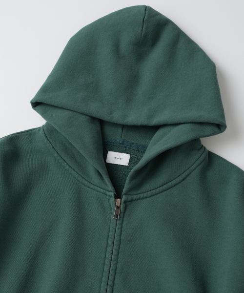 WHAGI(ワギ)の「Vintage Zip Sweat Hoodie (Vintage D.Green)(パーカー・メンズ・その他・SMALL/MEDIUM/LARGE)」の3枚目の写真