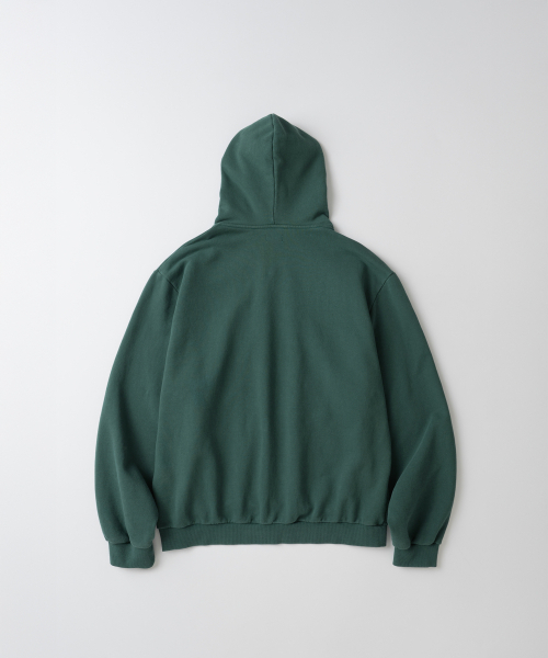 WHAGI(ワギ)の「Vintage Zip Sweat Hoodie (Vintage D.Green)(パーカー・メンズ・その他・SMALL/MEDIUM/LARGE)」の9枚目の写真
