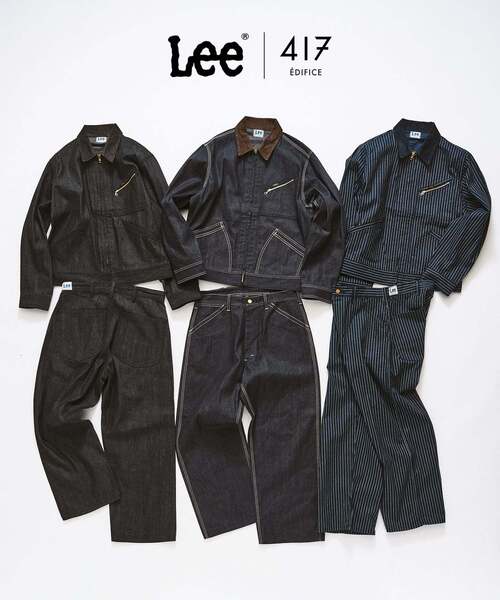 417 EDIFICE(フォーワンセブンエディフィス)の「LEE × 417ペインターパンツ(デニムパンツ・メンズ・ブラック/ネイビー/ブルー・MEDIUM/LARGE/X-LARGE)」の5枚目の写真