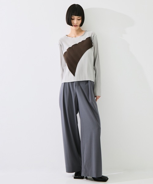 STUDIOUS(ステュディオス)の「【STUDIOUS/ステュディオス】Belted Trousers/ベルトトラウザー/ウォッシャブル/腰回りカバー/ベルト取り外し可(その他パンツ・レディース・ブラウン/グレー/アイボリー・1/2)」の21枚目の写真