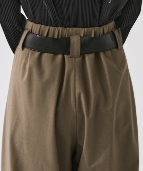 STUDIOUS(ステュディオス)の「【STUDIOUS/ステュディオス】Belted Trousers/ベルトトラウザー/ウォッシャブル/腰回りカバー/ベルト取り外し可(その他パンツ・レディース・ブラウン/グレー/アイボリー・1/2)」の17枚目の写真