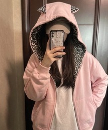 セール】Faux Fur Trimming Hooded Zip-Up（パーカー）｜SCULPTOR