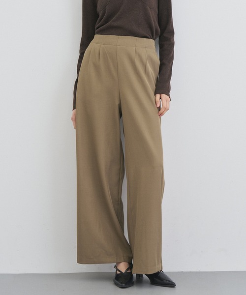 ALLURELLE(アリュレル)の「【ALLURELLE】エプロンベルト付きパンツ SNF(その他パンツ・レディース・ブラック/ベージュ・L/M)」の9枚目の写真