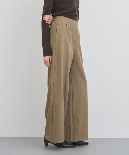 ALLURELLE(アリュレル)の「【ALLURELLE】エプロンベルト付きパンツ SNF(その他パンツ・レディース・ブラック/ベージュ・L/M)」の10枚目の写真