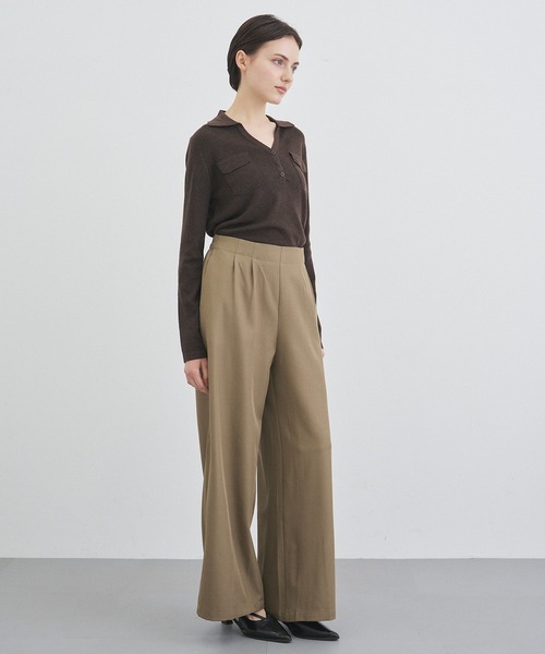 ALLURELLE(アリュレル)の「【ALLURELLE】エプロンベルト付きパンツ SNF(その他パンツ・レディース・ブラック/ベージュ・L/M)」の12枚目の写真