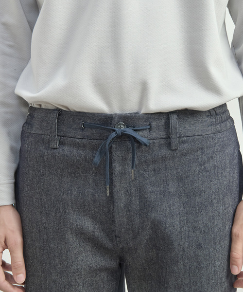 MEN'S MELROSE（メンズメルローズ）の「モンスターストレッチデニムイージーパンツ（デニムパンツ・メンズ・ブラック/インディゴブルー・2/3/4）」の9枚目の写真