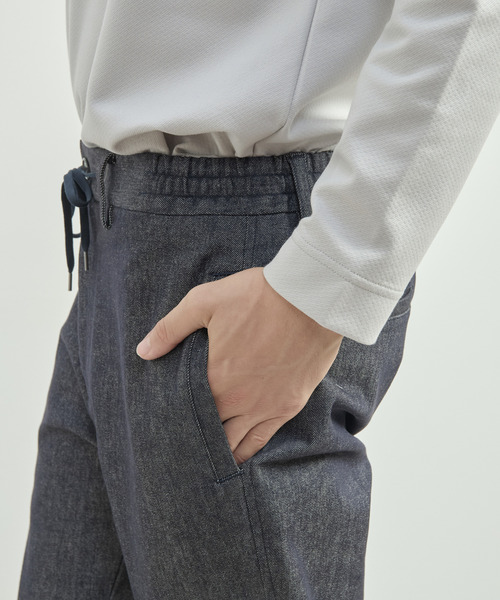 MEN'S MELROSE（メンズメルローズ）の「モンスターストレッチデニムイージーパンツ（デニムパンツ・メンズ・ブラック/インディゴブルー・2/3/4）」の10枚目の写真