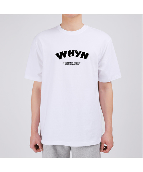WHYN(ワイエヌ)の「アースヒーロー 半袖Tシャツ F05BRD_WBX11055(Tシャツ/カットソー・メンズ・グレー系その他/ブラック/ブルー/ホワイト・L/M/S/XL)」の2枚目の写真