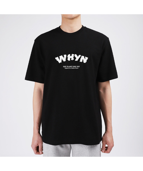 WHYN(ワイエヌ)の「アースヒーロー 半袖Tシャツ F05BRD_WBX11055(Tシャツ/カットソー・メンズ・グレー系その他/ブラック/ブルー/ホワイト・L/M/S/XL)」の3枚目の写真