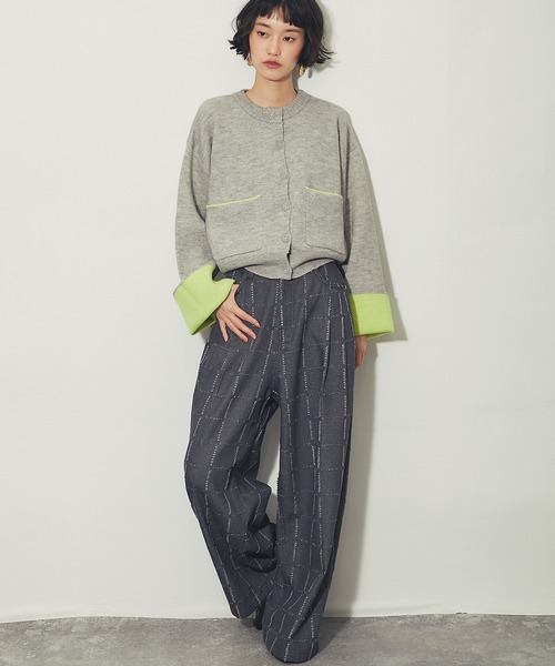 ANOTHER S(アナザーエス)の「ウィンドペンダメージデニムワイドパンツ(デニムパンツ・レディース・ネイビー/ブラック/ワインレッド・FREE)」の14枚目の写真
