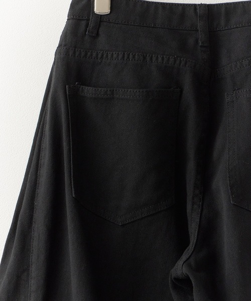 UNSTOA(アンストア)の「Basic 5-Pocket Wide-Leg Denim Pants 秋服 冬服(デニムパンツ・レディース・ベージュ/ブラック/ホワイト・S/M)」の10枚目の写真