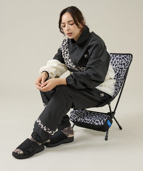 FILA(フィラ)の「【ELEY KISHIMOTO×FILA】イーリーキシモト×フィラ トラックジャケット / ユニセックス / SM6FDU719(ブルゾン・メンズ・カーキ/ブラック・L/M)」の10枚目の写真