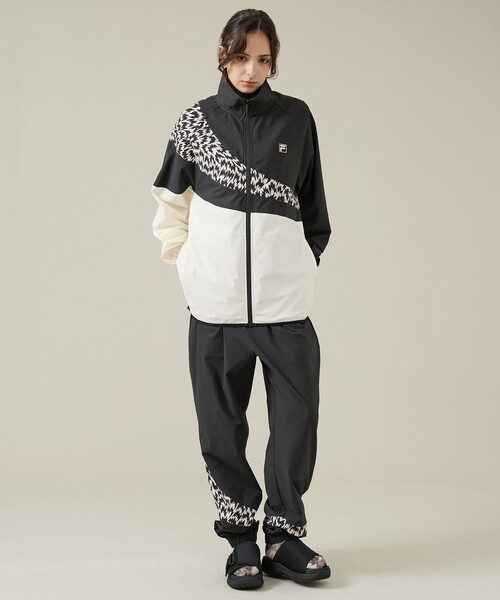 FILA(フィラ)の「【ELEY KISHIMOTO×FILA】イーリーキシモト×フィラ トラックジャケット / ユニセックス / SM6FDU719(ブルゾン・メンズ・カーキ/ブラック・L/M)」の12枚目の写真