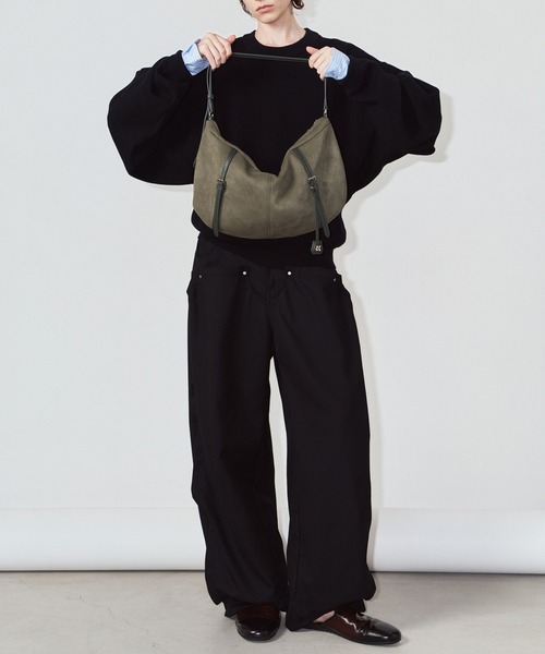 Knuth Marf(クヌースマーフ)の「【Knuth Marf】suede moon bag(ハンドバッグ・レディース・ブラウン/カーキ・FREE)」の15枚目の写真