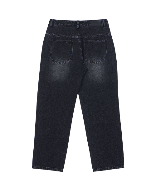 MAKEITTO(メイキット)の「デイリー ワイド ジーンズ_(デニム ブラック)(デニムパンツ・メンズ・その他・SMALL/MEDIUM/LARGE/X-LARGE)」の3枚目の写真