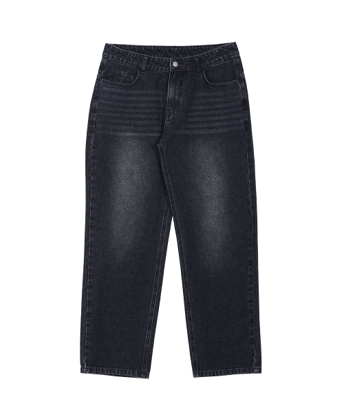 MAKEITTO(メイキット)の「デイリー ワイド ジーンズ_(デニム ブラック)(デニムパンツ・メンズ・その他・SMALL/MEDIUM/LARGE/X-LARGE)」の4枚目の写真