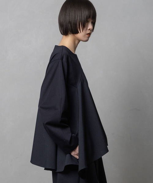 MARECHAL TERRE(マルシャルテル)の「Aラインコンビネーショントップス(その他トップス・レディース・ブラック/ダークブラウン/ネイビー/グレー・MEDIUM)」の15枚目の写真