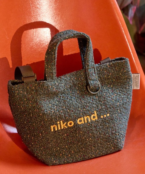 ニコロゴツブツブトートショルダーバッグ（ショルダーバッグ）｜niko