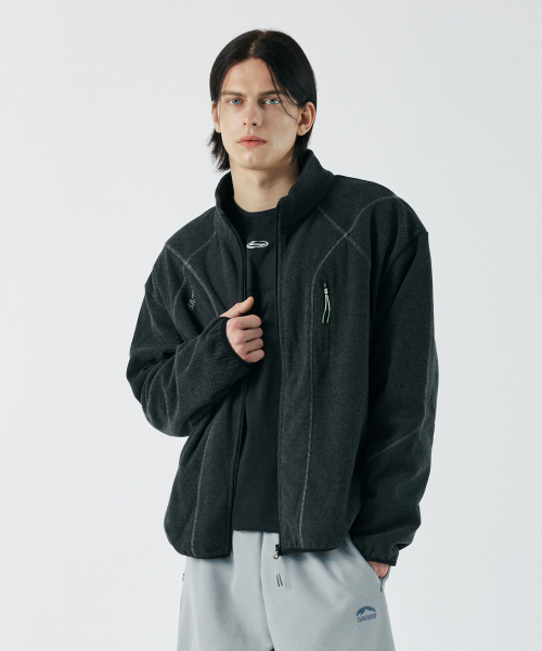 SANRO（サンロ）の「[UNISEX] オドラムプ フィンガーホール付きボアジャケット - ブラック（その他アウター・メンズ・その他・MEDIUM/LARGE/X-LARGE/XX-LARGE）」の8枚目の写真