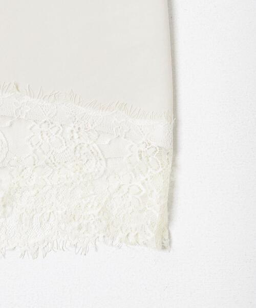 URBAN RESEARCH DOORS(アーバンリサーチドアーズ)の「ダブルフェイス裾レースプルオーバー 26AW(Tシャツ/カットソー・レディース・ネイビー/チャコールグレー/アイボリー・FREE)」の9枚目の写真