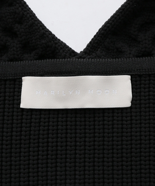 IENA(イエナ)の「MARILYN MOON/マリリンムーン knit camisole キャミソール 4264-163(キャミソール・レディース・アイボリー/ブラック・FREE)」の6枚目の写真