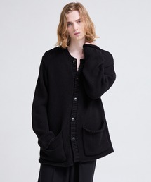 【Parts Lab.】Low-Gauge Crewneck Cardigan / ローゲージ クルーネックカーディガン