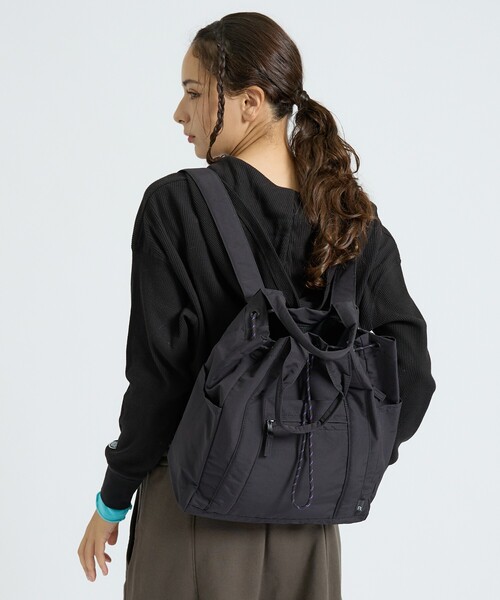 ROOTOTE（ルートート）の「【ROOTOTE/ルートート】SC.セオルー．ドローストリング-B/トートバッグ/リュック/撥水加工/2WAY（トートバッグ・レディース・レッド/ベージュ/ブラック・フリー）」の14枚目の写真
