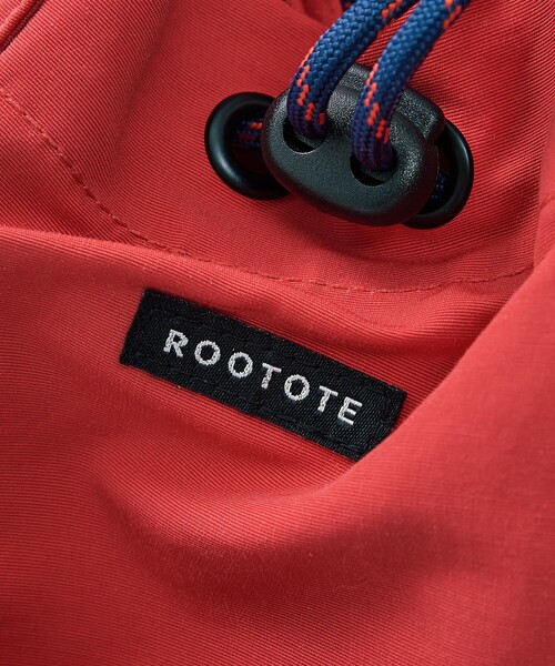 ROOTOTE（ルートート）の「【ROOTOTE/ルートート】SC.セオルー．ドローストリング-B/トートバッグ/リュック/撥水加工/2WAY（トートバッグ・レディース・レッド/ベージュ/ブラック・フリー）」の6枚目の写真