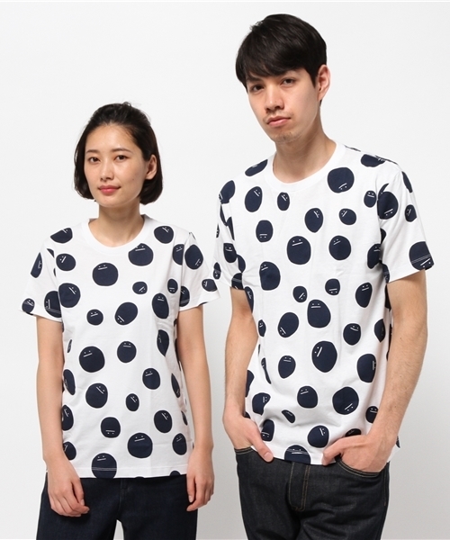 Graniph デザイン ティーシャツ ストア グラニフ の マルチパターンtシャツc ビューティフルシャドードット Tシャツ カットソー Wear