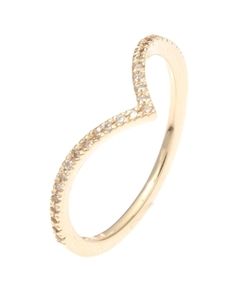 K18ラウンド×メレ ダイヤモンドリング小（リング）｜COCOSHNIK