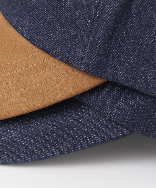 SENSE OF PLACE by URBAN RESEARCH（センスオブプレイスバイアーバンリサーチ）の「12ozデニムBB-CAP（キャップ・メンズ・インディゴブルー/その他1・FREE）」の6枚目の写真