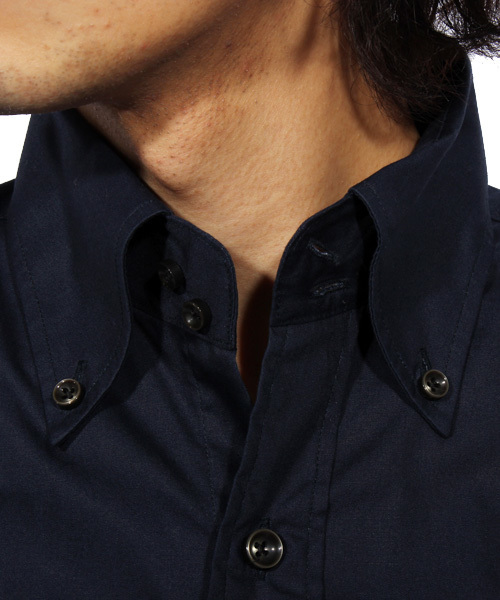 ８(eight)（エイト）の「ブロード 7分袖シャツ 日本製（シャツ/ブラウス・メンズ・グレー/ホワイト/ブラック/ワイン/ネイビー・LARGE/MEDIUM/X-LARGE）」の18枚目の写真