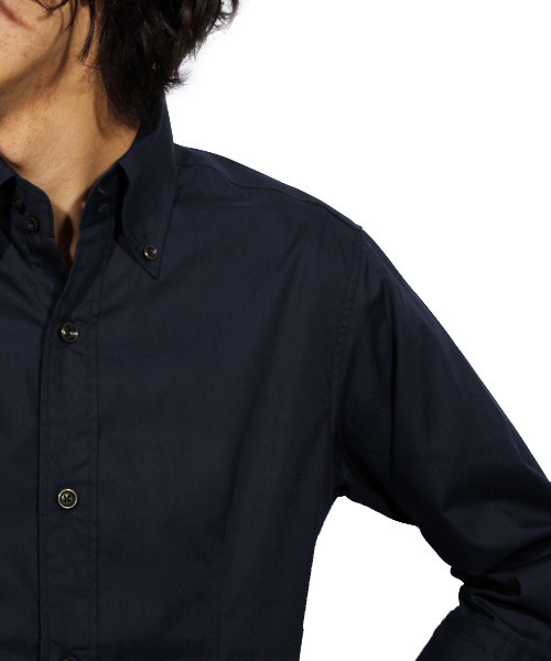 ８(eight)（エイト）の「ブロード 7分袖シャツ 日本製（シャツ/ブラウス・メンズ・グレー/ホワイト/ブラック/ワイン/ネイビー・LARGE/MEDIUM/X-LARGE）」の19枚目の写真