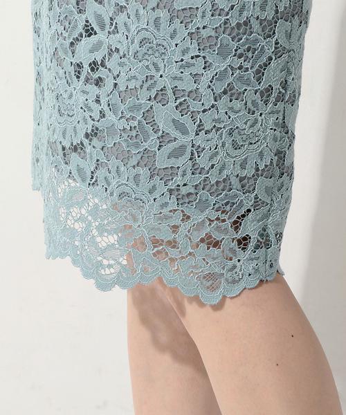 UNITED ARROWS(ユナイテッドアローズ)の「○UBCE コード レース タイト スカート 17SS ◆(スカート・レディース・ターコイズブルー/ネイビー/オフホワイト/ベージュ・34/40/38/36)」の10枚目の写真