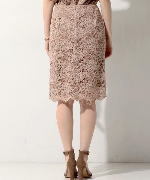 UNITED ARROWS(ユナイテッドアローズ)の「○UBCE コード レース タイト スカート 17SS ◆(スカート・レディース・ターコイズブルー/ネイビー/オフホワイト/ベージュ・34/40/38/36)」の17枚目の写真